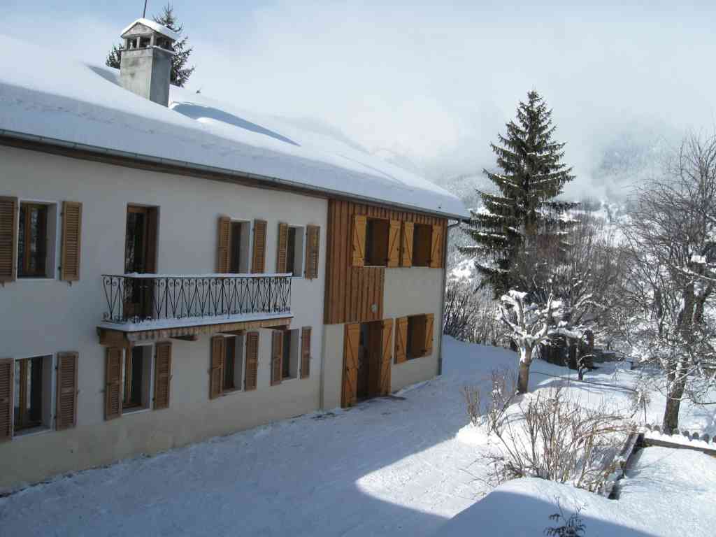 la maison l'hiver